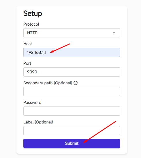 Веб-панель Zashboard для управления